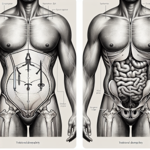 Comparando Abdominoplastia em Âncora e Abdominoplastia Tradicional