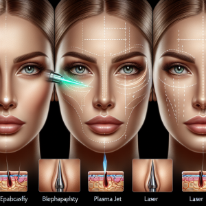 Comparando Blefaroplastia com Jato de Plasma e Laser